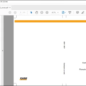 Case 821F - 921F Caricatore su ruote Manuale dell’operatore(84425322)- PDF DOWNLOAD (Italian)