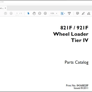 Case 821F 921F Wheel Loader Tier IV Parts catalog Manual _EN_DE_ES_FR_IT_DA_DU_PT_(84368828F) - PDF DOWNLOAD