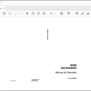 Case 90308 ESCAVADEIRA Manual do Operador(6-3250BPG)- PDF DOWNLOAD (Portuguese)