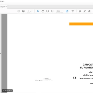 Case CARICATORE SU RUOTE 521D Manuale dell’operatore 6-37820 - PDF DOWNLOAD (ITALIAN)