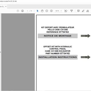 Case CX130B, Crawler Excavators Parts Catalog Manual 87754281 - PDF DOWNLOAD (EN-IT-ES-DE-FR-PT-NL-DAN-AR)