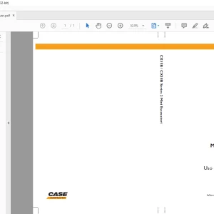 Case CX15B CX18B Series 2 Mini Escavatori Uso e Manutenzione 84286931 - PDF DOWNLOAD (Italian)