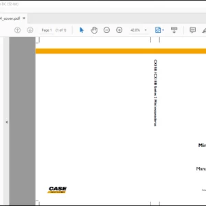 Case CX15B  CX18B Series 2 Mini escavadoras Manual do operador(84371714)- PDF DOWNLOAD(Portuguese)