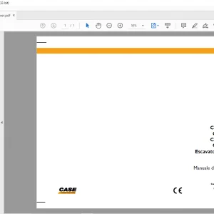 Case CX210B-MH CX210B-SL CX240B-MH CX240B-SL Escavatori cingolati Manuale dell'operatore 84267183 - PDF DOWNLOAD (Italian)
