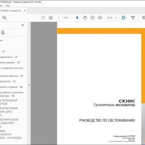Case CX300C Гусеничныи экскаватор РУКОВОДСТВО ПО ОБСЛУЖИВАНИЮ 51572929 - PDF DOWNLOAD (Russian)