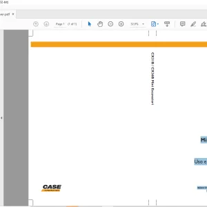 Case CX31B CX36B Mini Escavatori Uso e Manutenzione 84287603 - PDF DOWNLOAD (Italian)