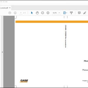 Case CX350B CX370B Escavadoras de rastos Manual do operador(84346023) - PDF DOWNLOAD (Portuguese)