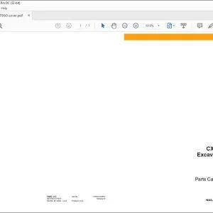 Case CX800 Crawler Excavator Parts Catalog Manual 7-7950 - PDF DOWNLOAD