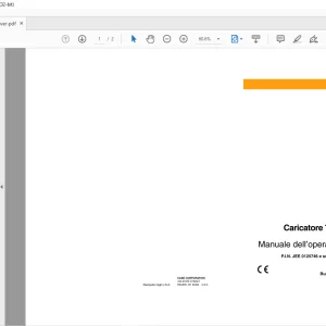 Case Caricatore 721 C Manuale dell'operatore 6-30620 - PDF DOWNLOAD (ITALIAN)