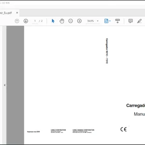 Case Carregador 621C – 721C Manual do Operador(6-30630) - PDF DOWNLOAD (Portuguese)