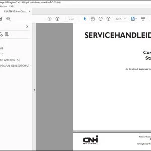 Case Cursor® 10 Stage IIIB Motor SERVICEHANDLEIDING 51421981 - PDF DOWNLOAD (Dutch)