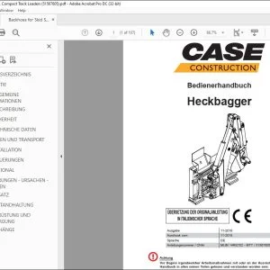 Case Heckbagger Bedienerhandbuch 51567605 - PDF DOWNLOAD (German) PDF File Download