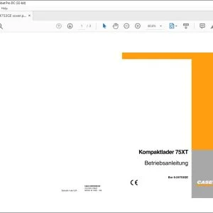 Case Kompaktlader 75XT Betriebsanleitung 6-24753 - PDF DOWNLOAD (German)