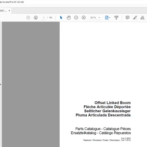 Case Offset Linked Boom 588C-588P-788C-788P, Manual ML 7-3511 - PDF DOWNLOAD (EN-IT-ES-DE-FR)