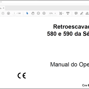 Case Retroescavadoras 580 e 590 da Série M Manual do Operador(6-31700 PG) - PDF DOWNLOAD(Portuguese)