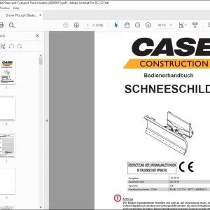 Download Case SCHNEESCHILD Bedienerhandbuch 48080913 - PDF DOWNLOAD (German) PDF