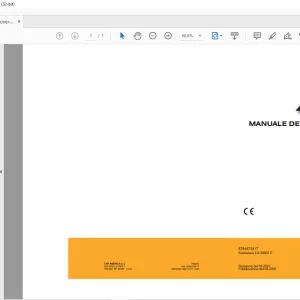 Case SKID STEER 435 445 MANUALE DELL’OPERATEUR 87645739 - PDF DOWNLOAD (ITALIAN)