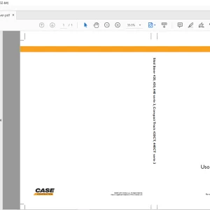 Case Skid Steer 420 430 440 serie 3 Compact Track 420CT 440CT serie 3 Uso e Manutenzione 84268611 - PDF DOWNLOAD (ITALIAN)