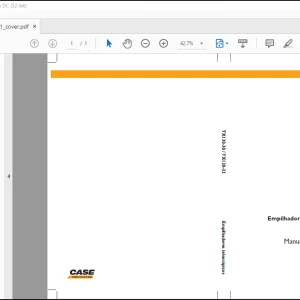 Case TX130-30  TX130-33 Empilhadores telescópicos Manual do operador(84266621) - PDF DOWNLOAD (Portuguese)