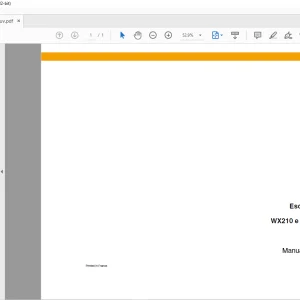 Case WX210 e WX240 Industry Tier 3 Escavatori idraulici a ruote Manuale dell’operatore 87618264 - PDF DOWNLOAD (Italian)
