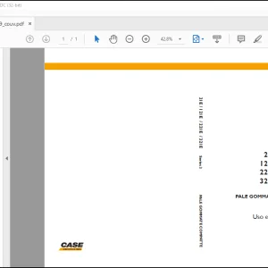 Case Wheel Loader 21E Series 3 121E Series 3 221E Series 3 321E Series 3 USO E MANUTENZIONE(84191499) -  PDF DOWNLOAD (Italian)