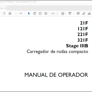 Case Wheel Loader 21F 121F 221F 321F Stage IIIB Carregador de rodas compacto MANUAL DE OPERADOR(51519793) -  PDF DOWNLOAD (Portuguese)