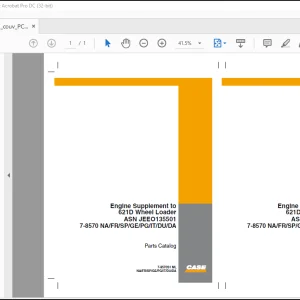 Case Wheel Loader 621D Parts Catalog Manual(7-8570S1)NA_FR_SP_GE_PG_IT_DU_DA - PDF DOWNLOAD