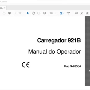 Case Wheel Loader Carregador 921 B Manual do Operador(9-28564)  - PDF DOWNLOAD (Portuguese)