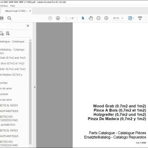 Case Wood Grab (0.7m2 and 1m2) Parts Catalogue Manual EN_FR_DE_ES - PDF DOWNLOAD