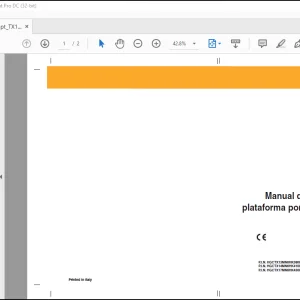 Case plataforma porta-pessoas telescópicos Manual do operador(6-39521)  - PDF Download (Portuguese)