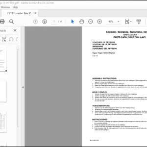 Case wheel Loader 721B LOADE REVISION Parts Catalog Manual(8-9471)_EN_FR_DE_ES - PDF DOWNLOAD