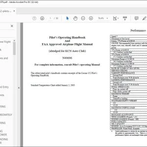 Cessna 152 Pilot’s Operating Handbook Manual - PDF DOWNLOAD