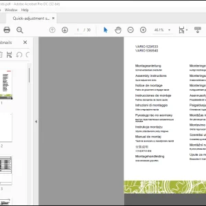 Claas Combines VARIO 529/533 VARIO 536/540 Quick-adjustment skids Assembly instructions Manual_DE_EN_FR - PDF DOWNLOAD