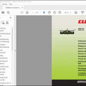Claas Forage Harvesters ORBIS 635 600 Deflector bracket height extender Fitting instructions Manual_DE_EN_FR - PDF DOWNLOAD