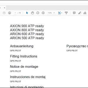 Claas Tractor AXION 900 ATP ready 800 ATP ready 600 ATP ready 500 ATP ready GPS PILOT Fitting Instructions Manual_DE_FR_EN -  PDF DOWNLOAD