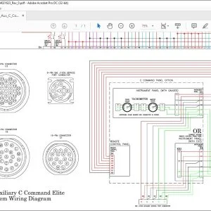 Cummins Marine Auxiliary C Command Elite Panel System Wiring Diagram Manual 4021623 - PDF DOWNLOAD