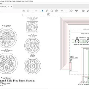 Cummins Marine Auxiliary C Command Elite Plus Panel System Wiring Diagram Manual 4021622 - PDF DOWNLOAD