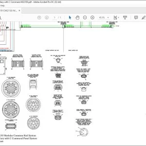 Cummins Marine Propulsion C Command Panel System Wiring Diagram Manual 4021594 - PDF DOWNLOAD