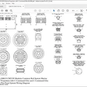 Cummins QSK19 CM2150 Modular Common Rail System Marine Propulsion with C Command Elite and C Command Elite  Plus Panel System Wiring Diagram Manual 4022099 - PDF DOWNLOAD