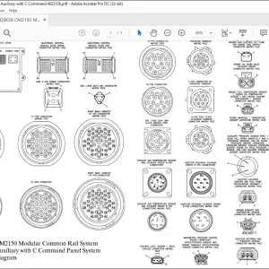 Cummins QSK38 CM2150 Modular Common Rail System Marine Auxiliary with C Command Panel System Wiring Diagram Manual 4022108 - PDF DOWNLOAD