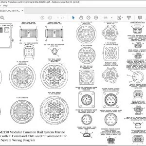 Cummins QSK38 CM2150 Modular Common Rail System Marine Propulsion with C Command Elite and C Command Elite Plus Panel System Wiring Diagram Manual 4022107 - PDF DOWNLOAD