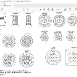 Cummins QSK38 CM850 Modular Common Rail System Marine Auxiliary with C Command Panel System Wiring Diagram Manual 4021608 - PDF DOWNLOAD