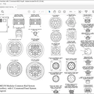 Cummins QSK50 CM2150 Modular Common Rail System Marine Auxiliary with C Command Panel System Wiring Diagram Manual 4022114 - PDF DOWNLOAD
