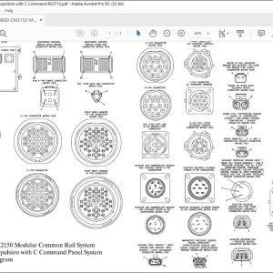 Cummins QSK50 CM2150 Modular Common Rail System Marine Propulsion with C Command Panel System Wiring Diagram Manual 4022112 - PDF DOWNLOAD