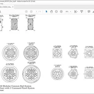 Cummins QSK50 CMSEO Modular Common Rail System Marine Auxiliary with C Command Panel System Wiring Diagram Manual 4021613 - PDF DOWNLOAD