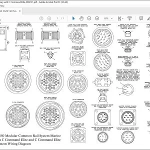 Cummins QSK60 CM2150 Modular Common Rail System Marine Auxiliary with C Command Elite and C Command Elite Plus Panel System Wiring Diagram Manual 4022121 - PDF DOWNLOAD