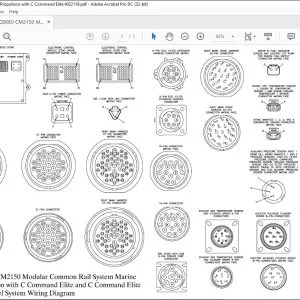 Cummins QSK60 CM2150 Modular Common Rail System Marine Propulsion with C Command Elite and C Command Elite Plus Panel System Wiring Diagram Manual 4022119 - PDF DOWNLOAD