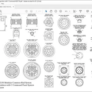 Cummins QSK60 CM2150 Modular Common Rail System Marine Propulsion with C Command Panel System Wiring Diagram Manual 4022118 - PDF DOWNLOAD