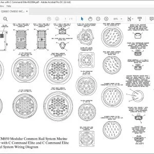 Cummins QSK60 CM850 Modular Common Rail System Marine Auxiliary with C Comma -nd Elite and C Command Elite Plus Panel System Wiring Diagram Manual 4022084 - PDF DOWNLOAD