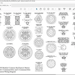Cummins QSK60 CM850 Modular Common Rail System Marine Auxiliary with C Command Elite and C Command Elite Plus Panel System Wiring Diagram Manual 4022084 - PDF DOWNLOAD